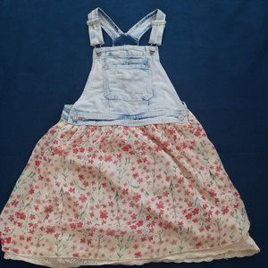Girls Bib Overall dress